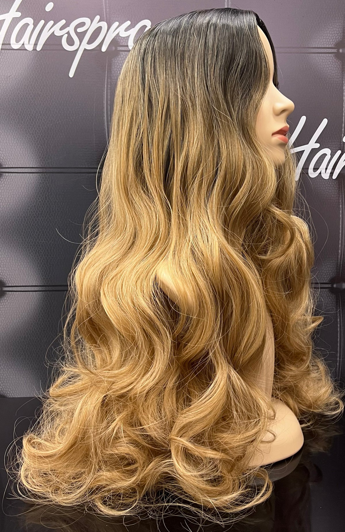 WAVY SYNTHETIC WIG AS01 T1B BROWN