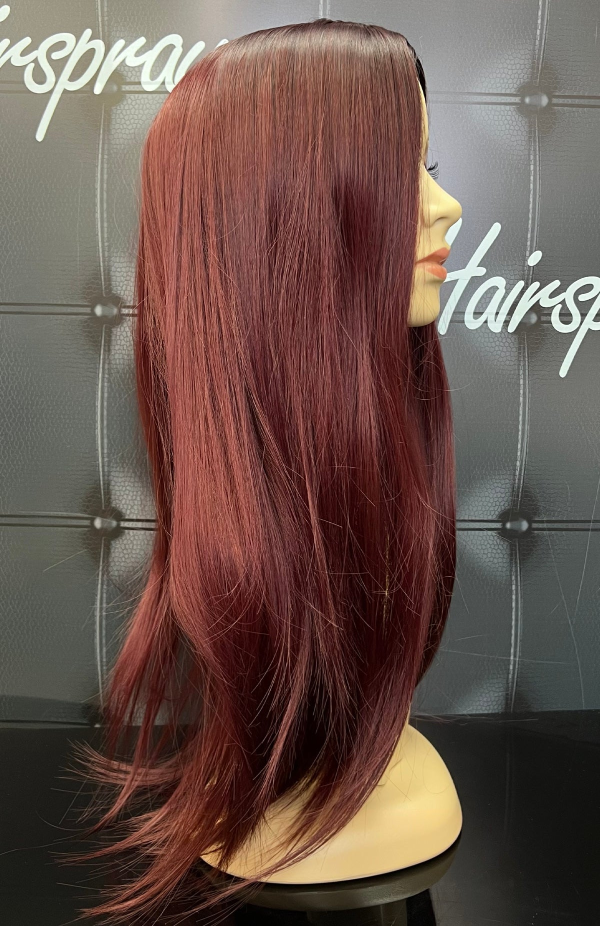 LONG STRAIGHT 24” D005-BLACK RED