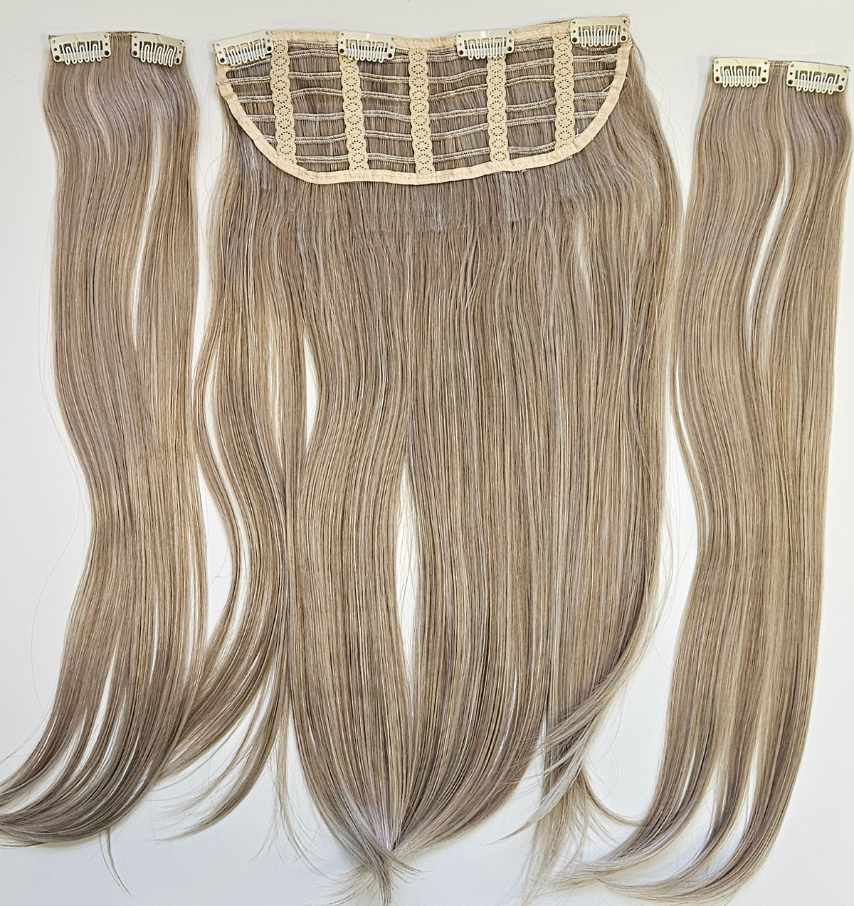 3 Piece Clip-in Biscuit Blonde