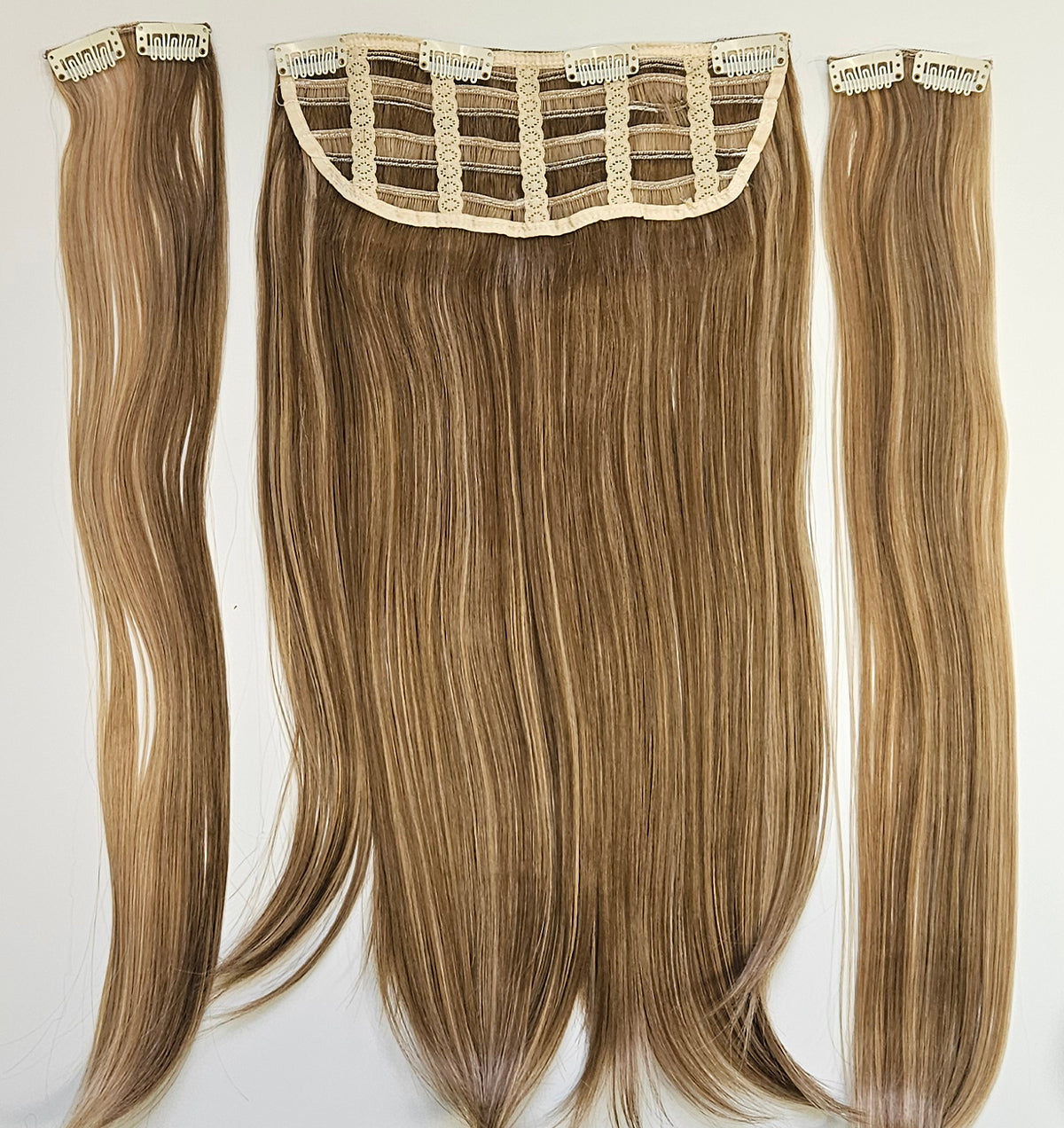 3 Piece Clip-in Choccolate Blonde