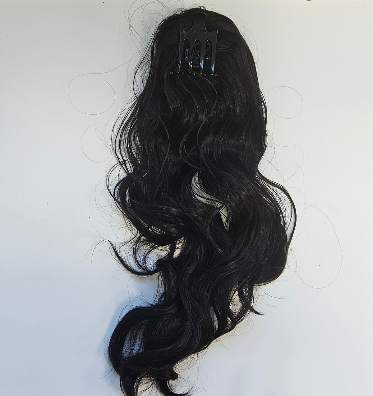 4 DARK BROWN Vogue Clip-on Ponytails