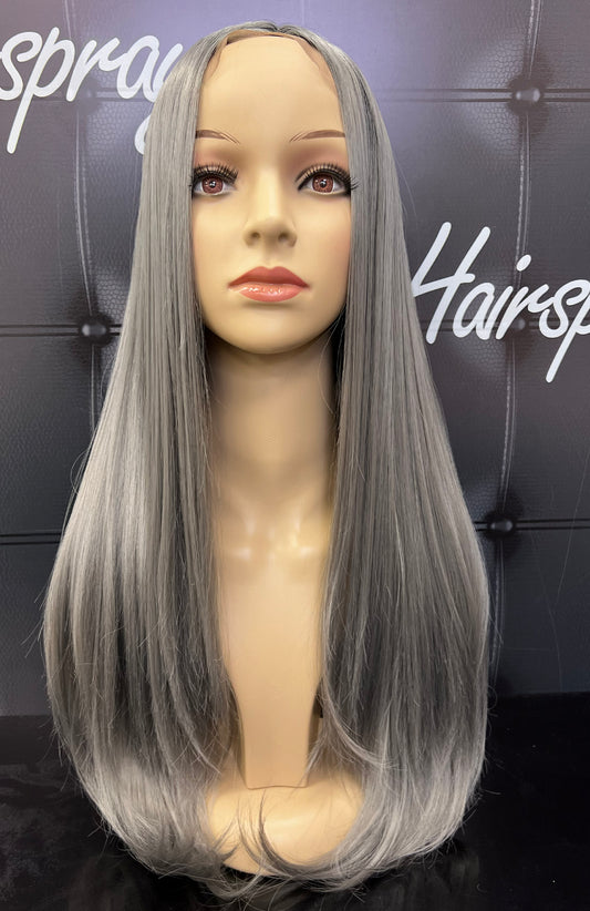 MADISON WIG 2 COLOR OMBRÉ GREY BLACK