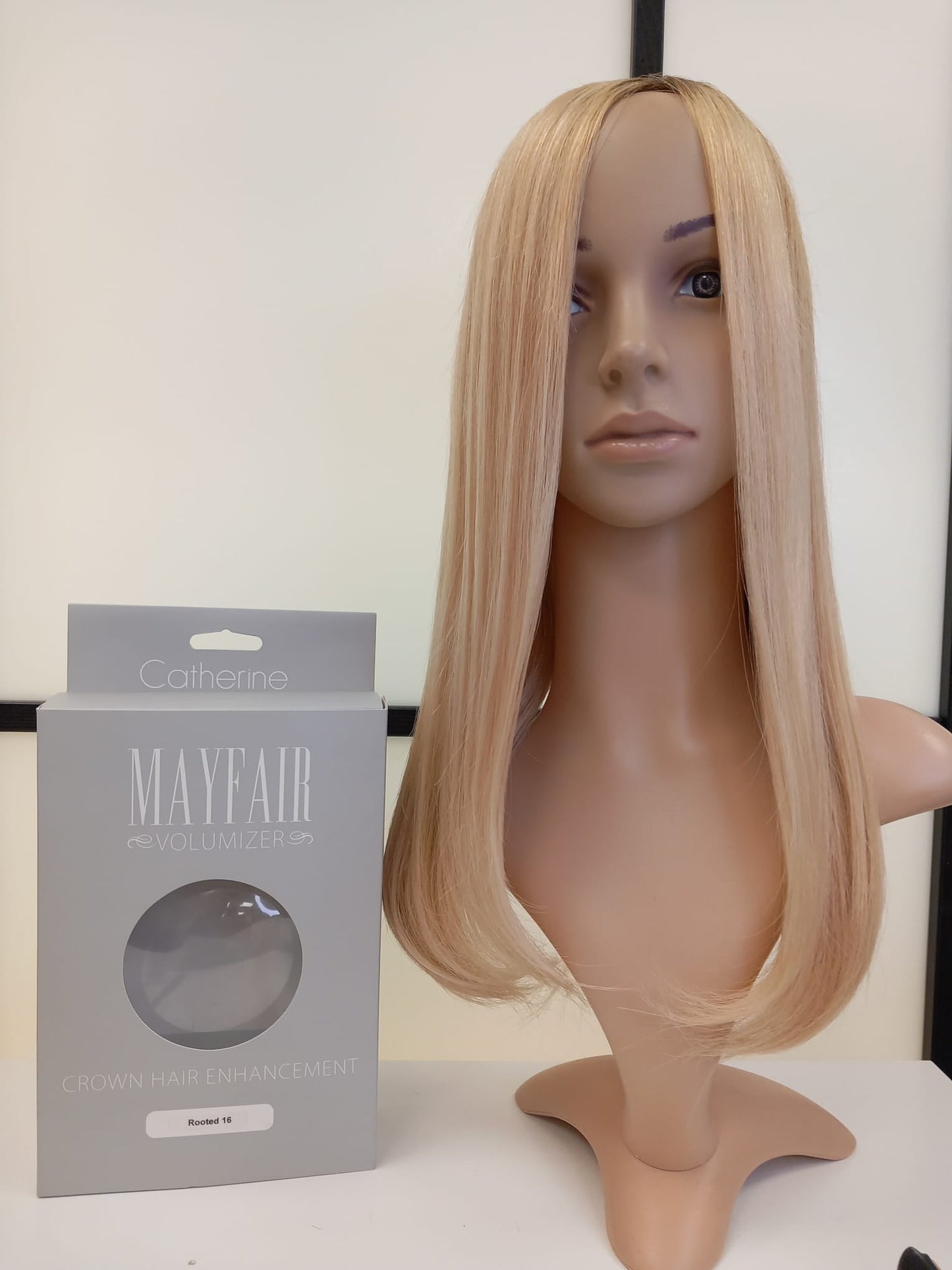 Catherine Human Hair Topper Colour 16