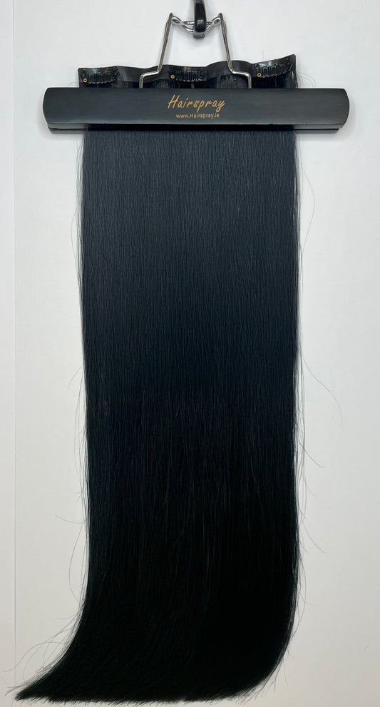 Human Hair Filler Clip-in Black