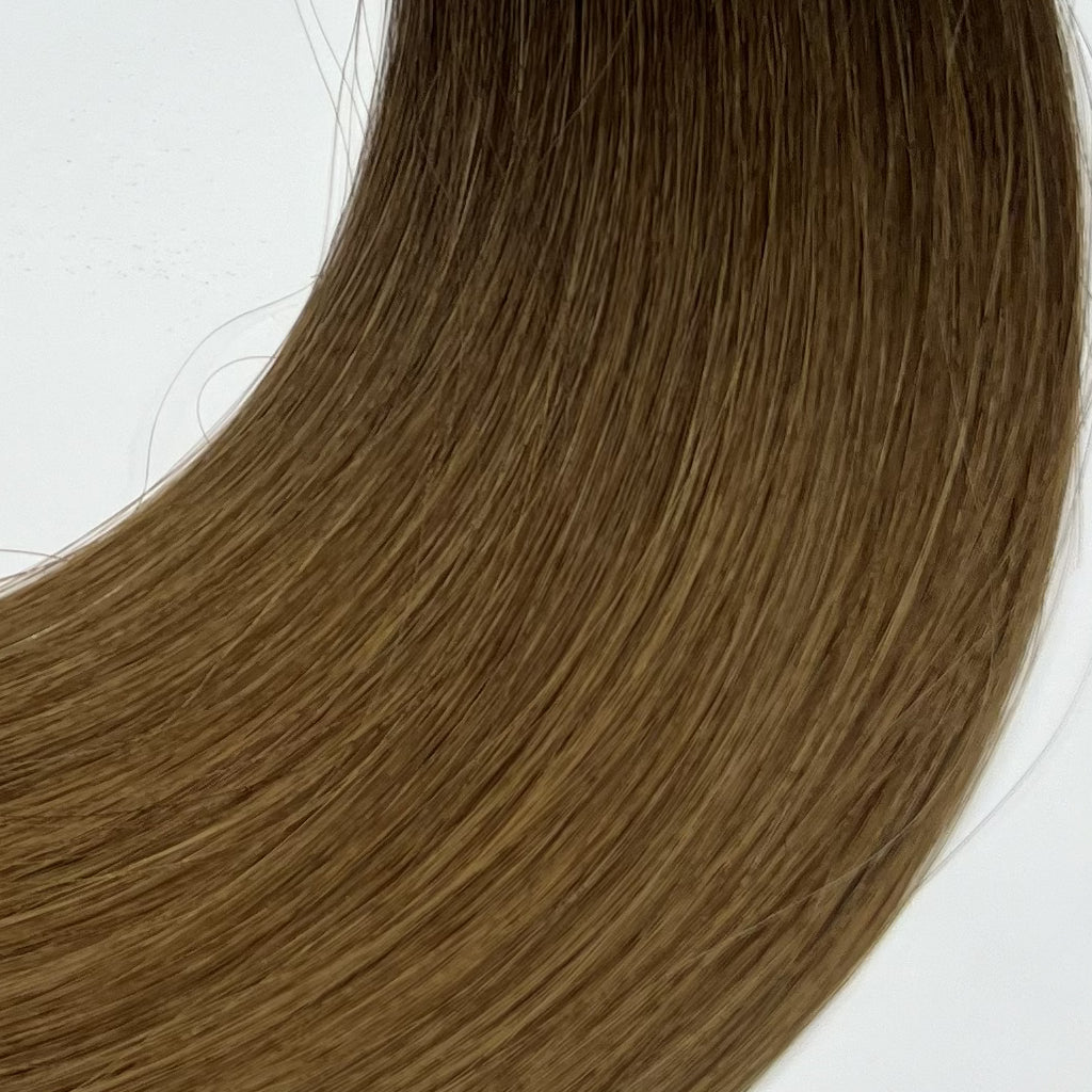 SHADED CARAMEL - Invisible Length Human Hair Extensions