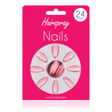 Hairspray 24 Stiletto Nails (No Glue Included)