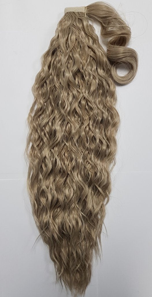 Biscuit Blonde Spiral Curl Ponytail 28inch
