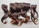 Ginger Brown Petite Wavy Clip-in (3 Piece)