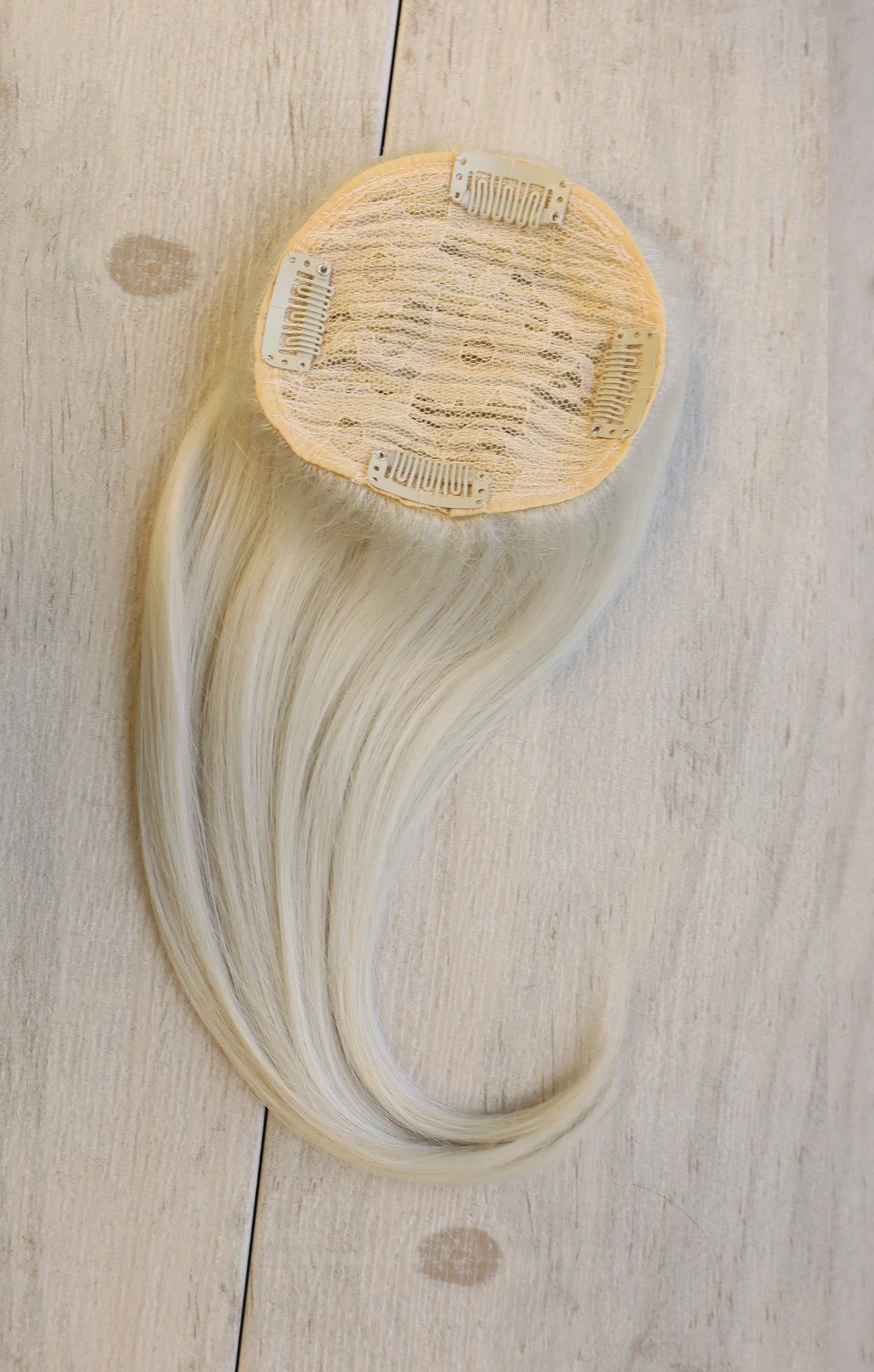 Hair Topper Bianca Ligh Ash Blonde