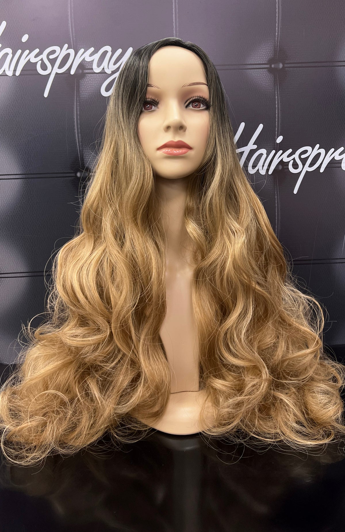 WAVY SYNTHETIC WIG AS01 T1B BROWN