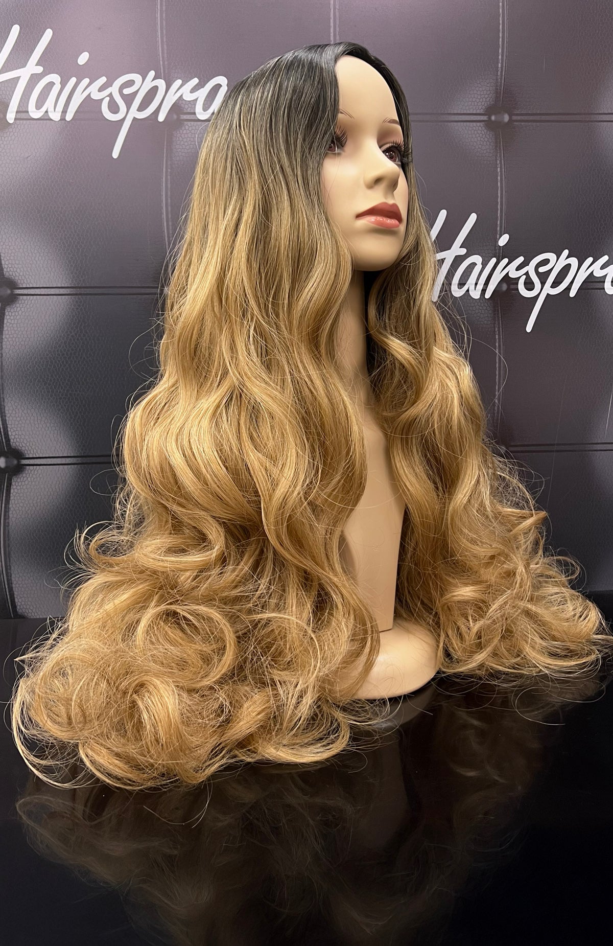 WAVY SYNTHETIC WIG AS01 T1B BROWN