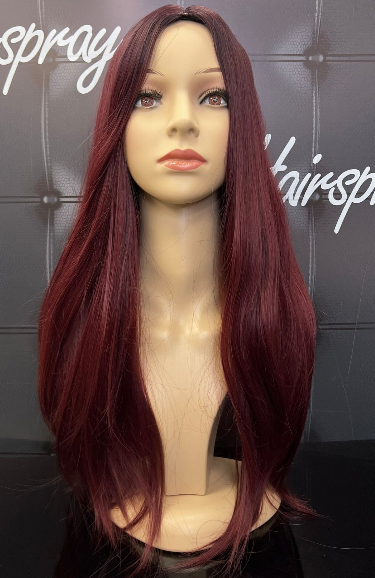 LONG STRAIGHT 24” D005-BLACK RED