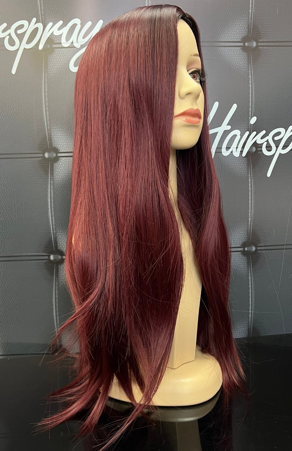 LONG STRAIGHT 24” D005-BLACK RED