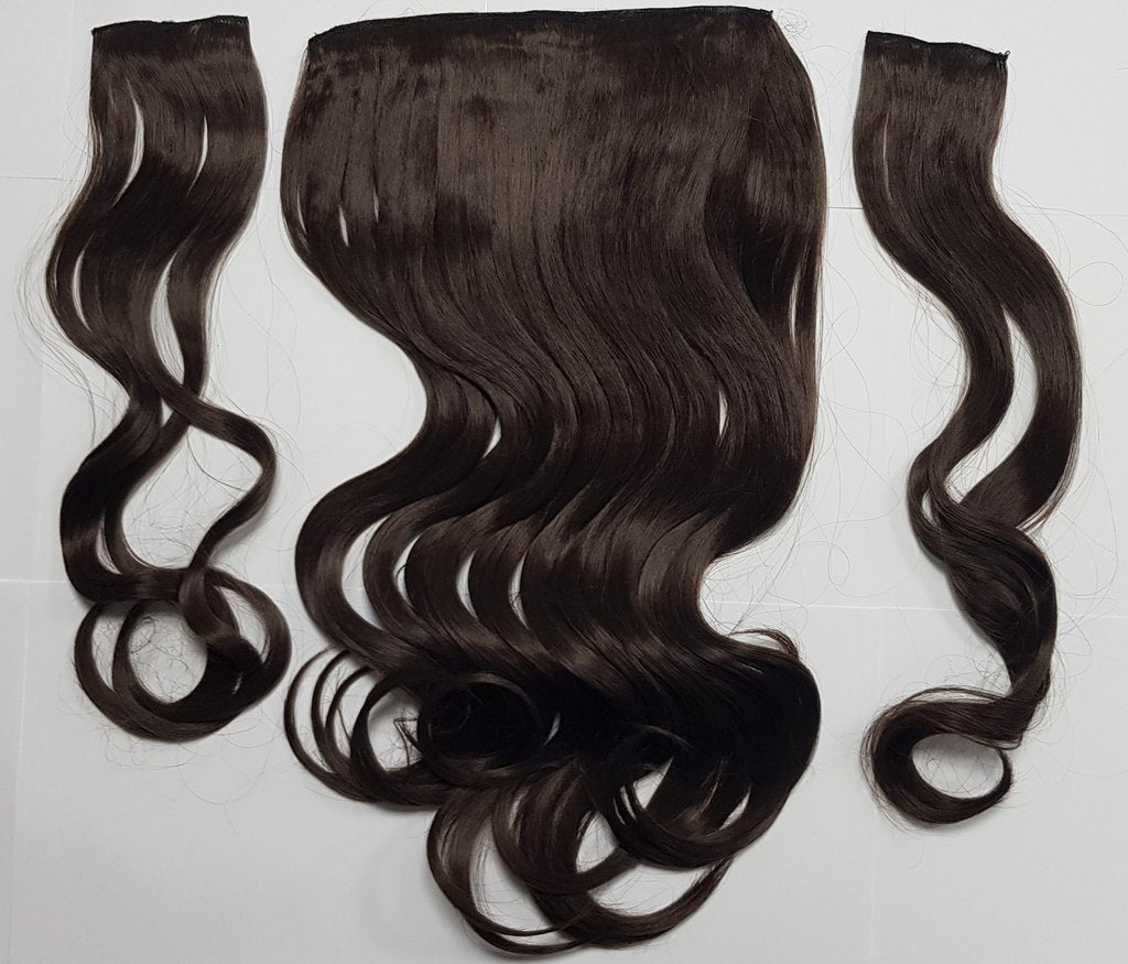 4 Dark Brown Kate 3 Piece Wavy Clip-in 22inch