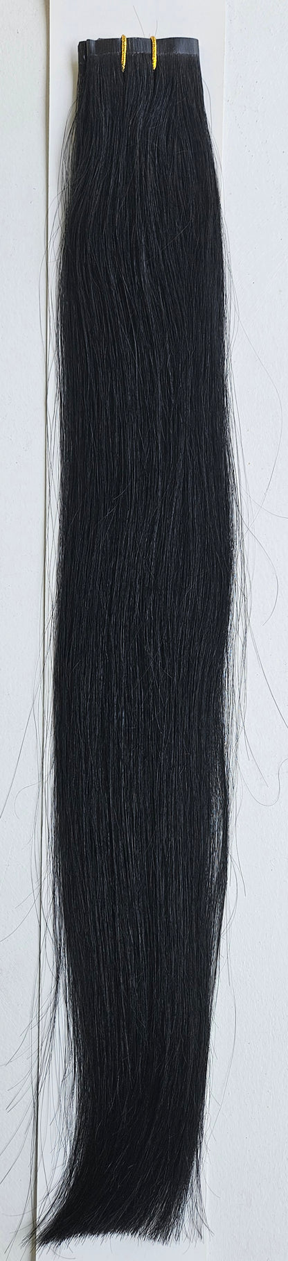Human Hair Filler Clip-in Black
