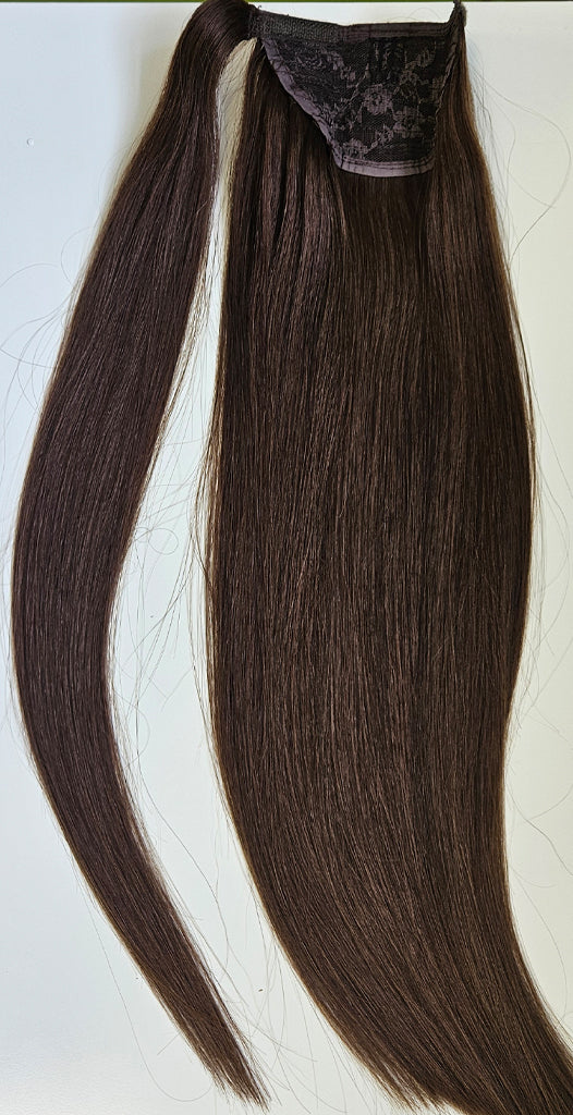 Human Hair Ponytail Colour Brown