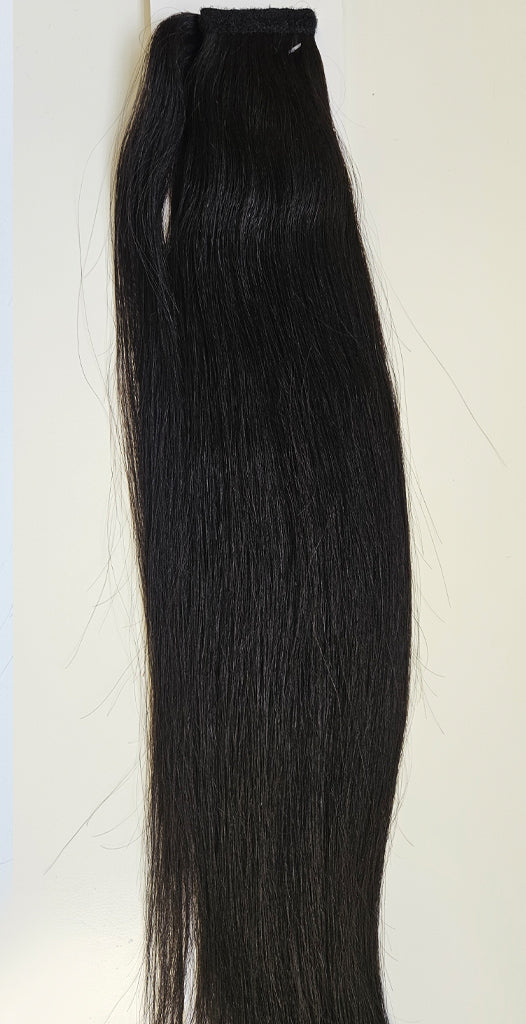 Human Hair Ponytail Colour 1B