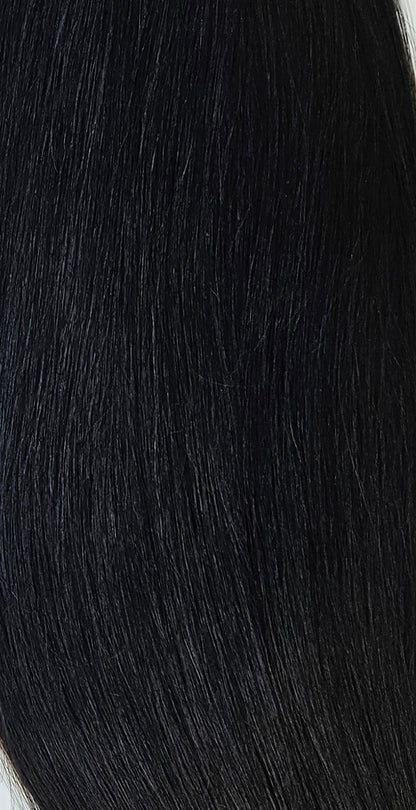 Human Hair Ponytail Colour 1B