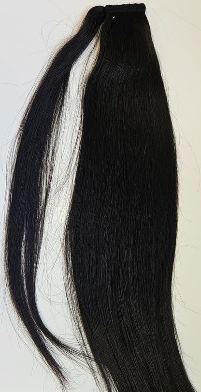 Human Hair Ponytail Colour 1B