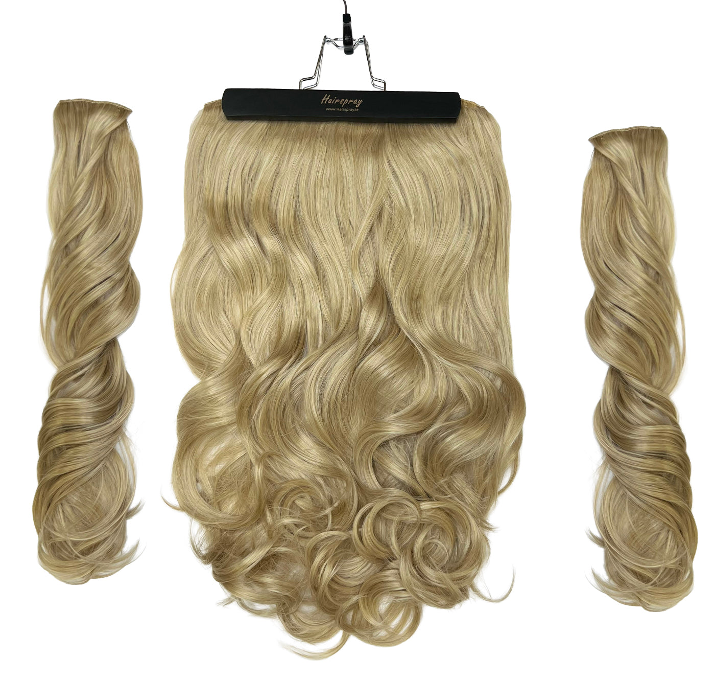 Light Gold Blonde Kate 3 Piece Wavy Clip-in 22inch