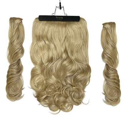 Light Gold Blonde Kate 3 Piece Wavy Clip-in 22inch