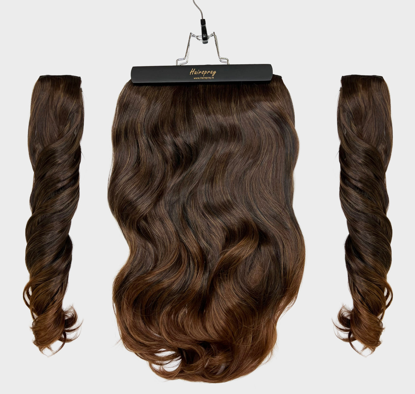 Ginger Brown Kate 3 Piece Wavy Clip-In 22inch
