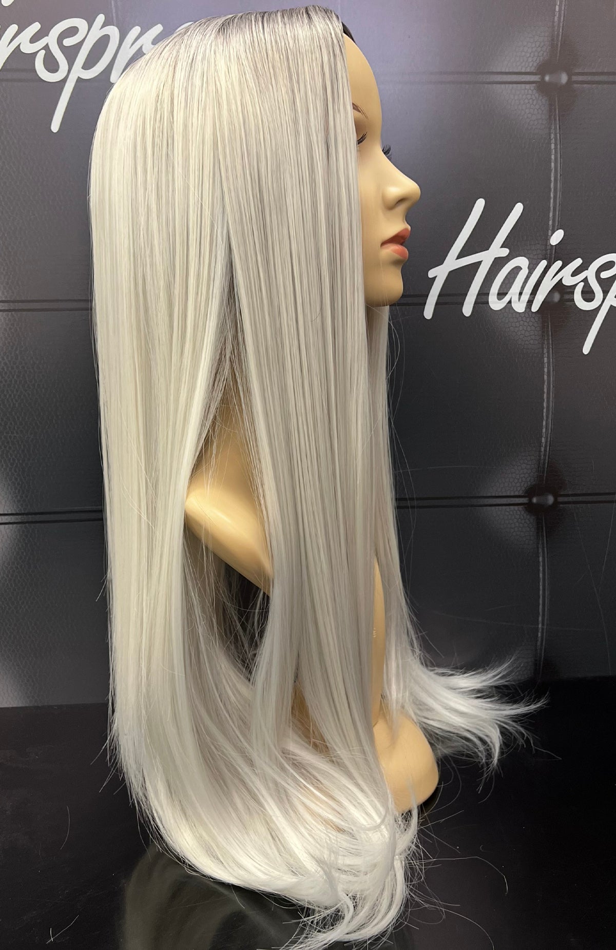 MADISON LONG WIG ROOTED SILVER