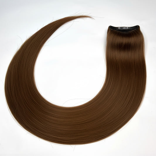 MEDIUM BROWN - Invisible Length Human Hair Extensions