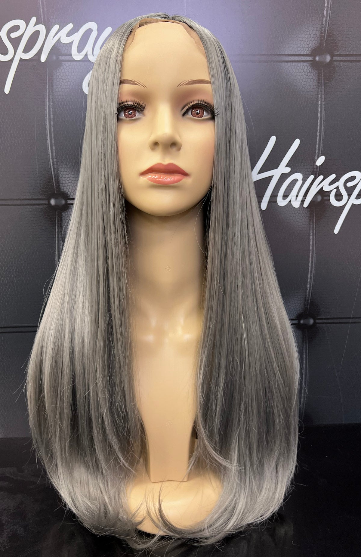 MADISON WIG 2 COLOR OMBRÉ GREY BLACK
