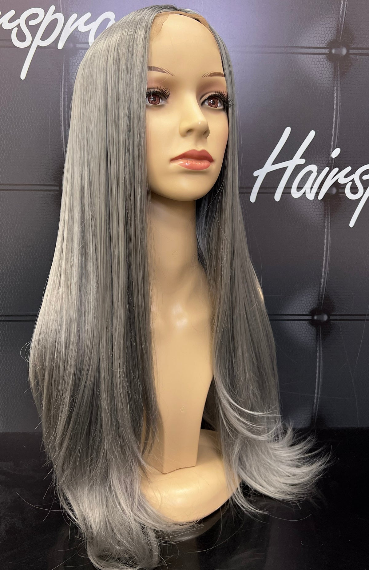 MADISON WIG 2 COLOR OMBRÉ GREY BLACK