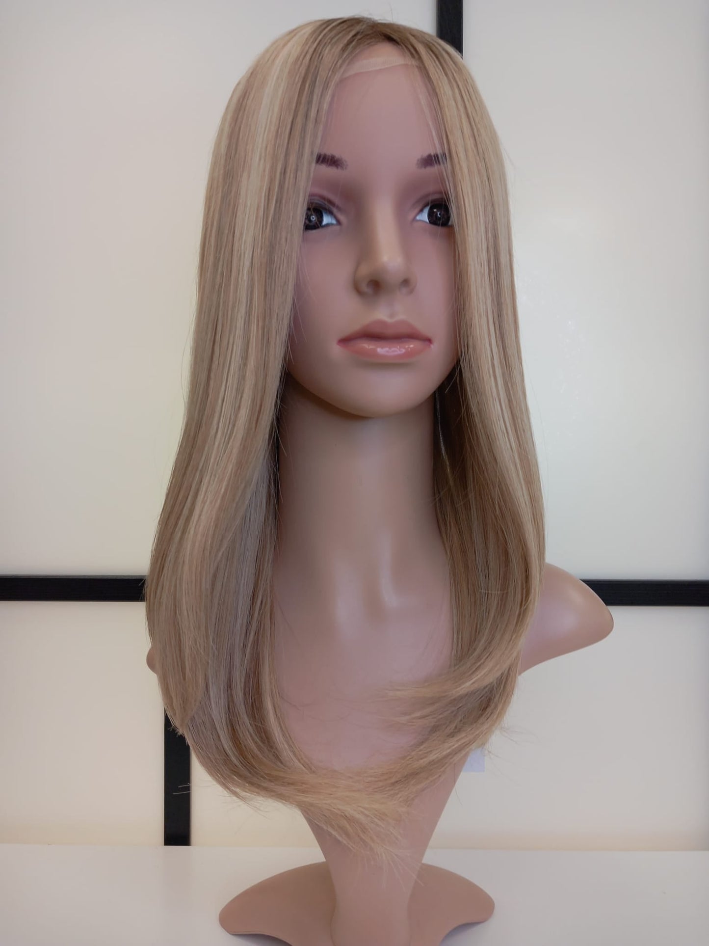 Juliette Human Hair Wig Mocha Rooted B