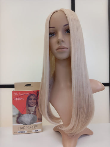 Catherine Human Hair Topper Colour 60N