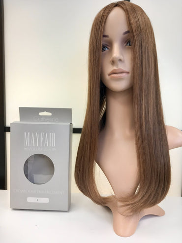 Catherine Human Hair Topper Colour 6