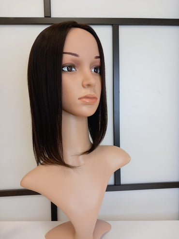 Sophia Human Hair Topper Colour 1B