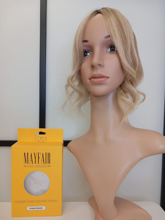 ZARA Medium Human Hair Topper SUNSET BLONDE