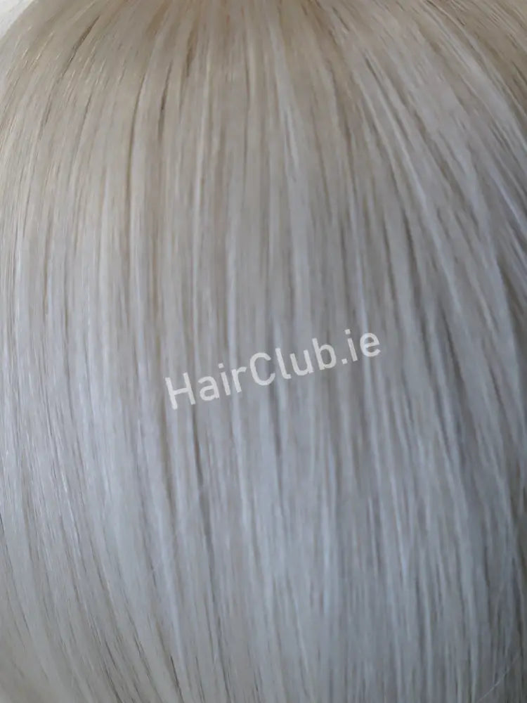 Alexi+2’ Human Hair Wig White Mix