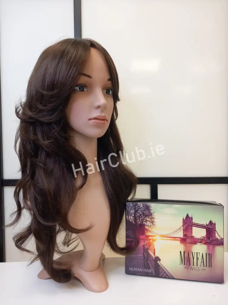 Angelina Human Hair Wig Colour 4S