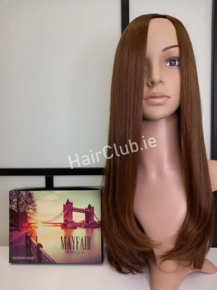 Bonnie Human Hair Wig Colour Mixed Brown