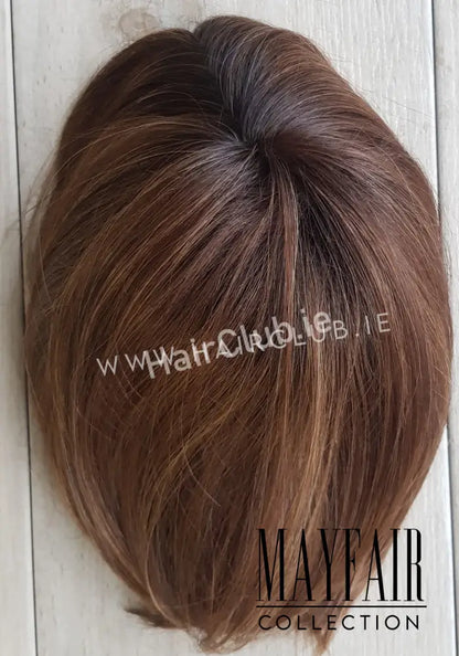 Content - Mayfair Wig Collection Mixed Brown Rooted Synthetic