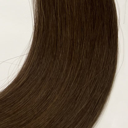 DARK BROWN -  Invisible Length Human Hair Extensions