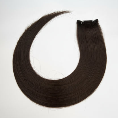 EXTRA DARK BROWN - Invisible Length Human Hair Extensions