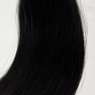 Colour OFF BLACK Invisible Length Human Hair Extensions
