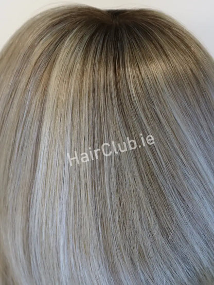 Jackie Human Hair Wig Mocca Rooted B