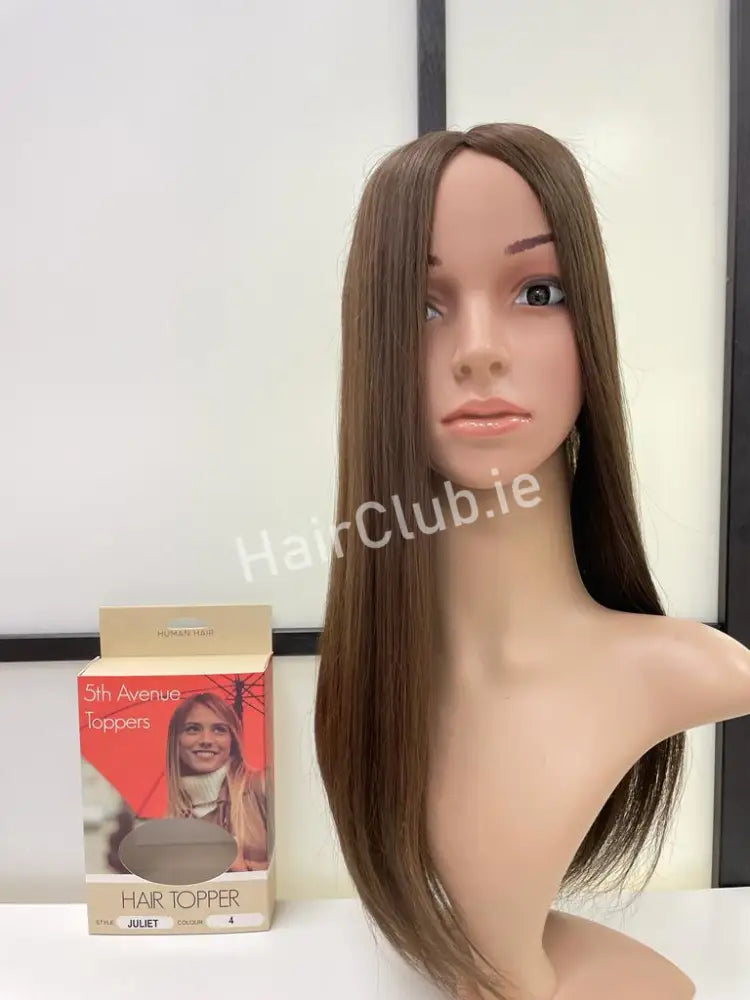 Juliet Human Hair Topper Colour 4 Toppers