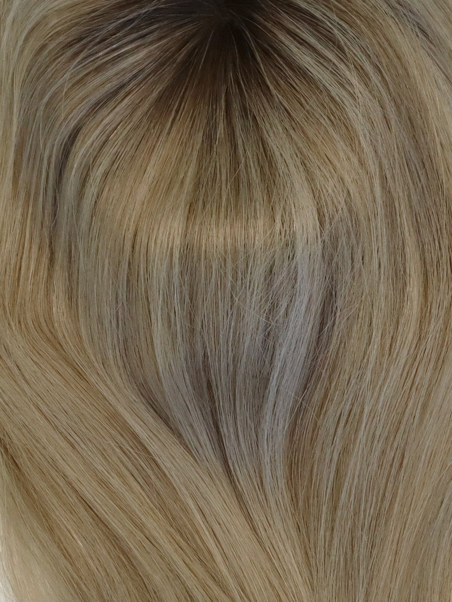 P11-15A Hair Topper MOCCA ROOTED