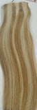 10/22 Cool Blond/Lowlights Mixed (2 Tones) Russian Hair Invisible Clip-in 16inch