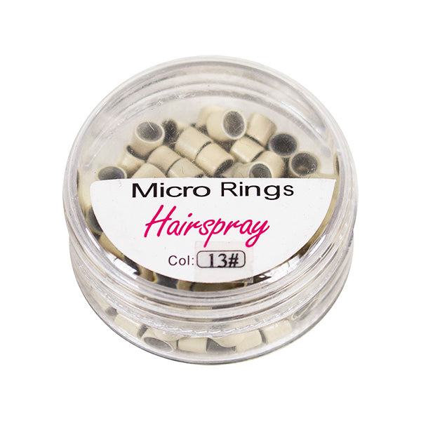 Micro Rings White 0.3mm with Sillicone Colour 13
