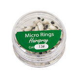 Micro Rings Green Tube Bead Non Sillicone Colour 13