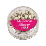Micro Rings Pink 0.4mm with Sillicone Colour 13