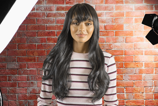 Madison Wig Colour 1B with Fringe